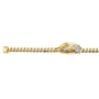 Cuban Link Guadalupe ID Bracelet - 14K Tri Color Gold