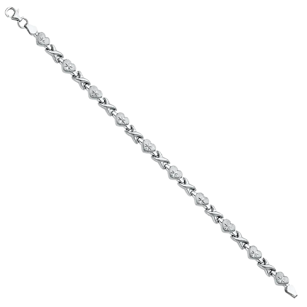 Stampato Bracelet - 14k White Gold