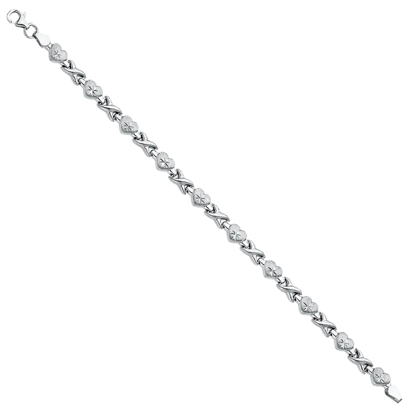 Stampato Bracelet - 14k White Gold