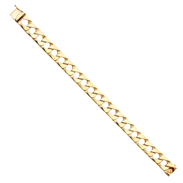 Cuban Link Bracelet - 14k Yellow Gold