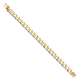 Cuban Link Bracelet - 14k Yellow Gold