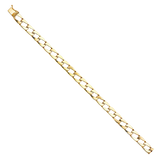 Cuban Link Bracelet - 14k Yellow Gold