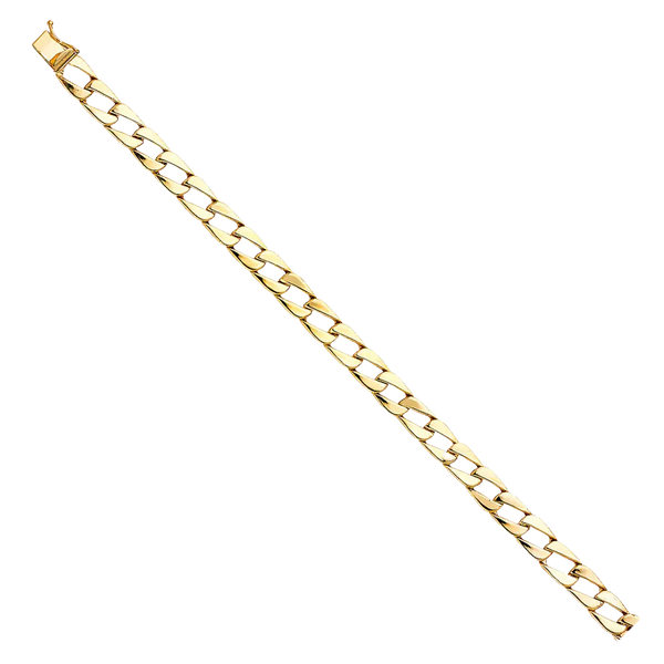 Cuban Link Bracelet - 14k Yellow Gold