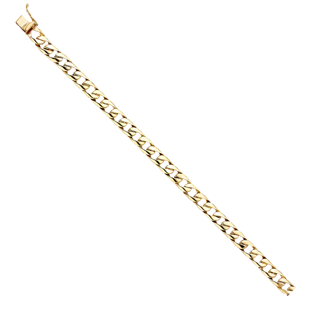 Cuban Link Bracelet - 14k Yellow Gold