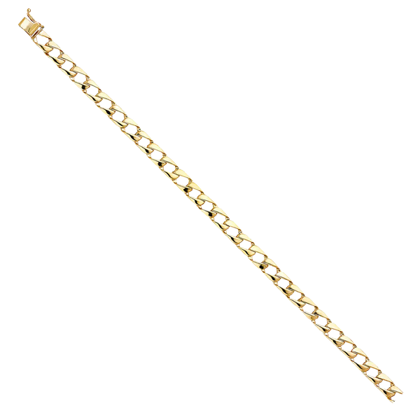 Cuban Link Bracelet - 14k Yellow Gold