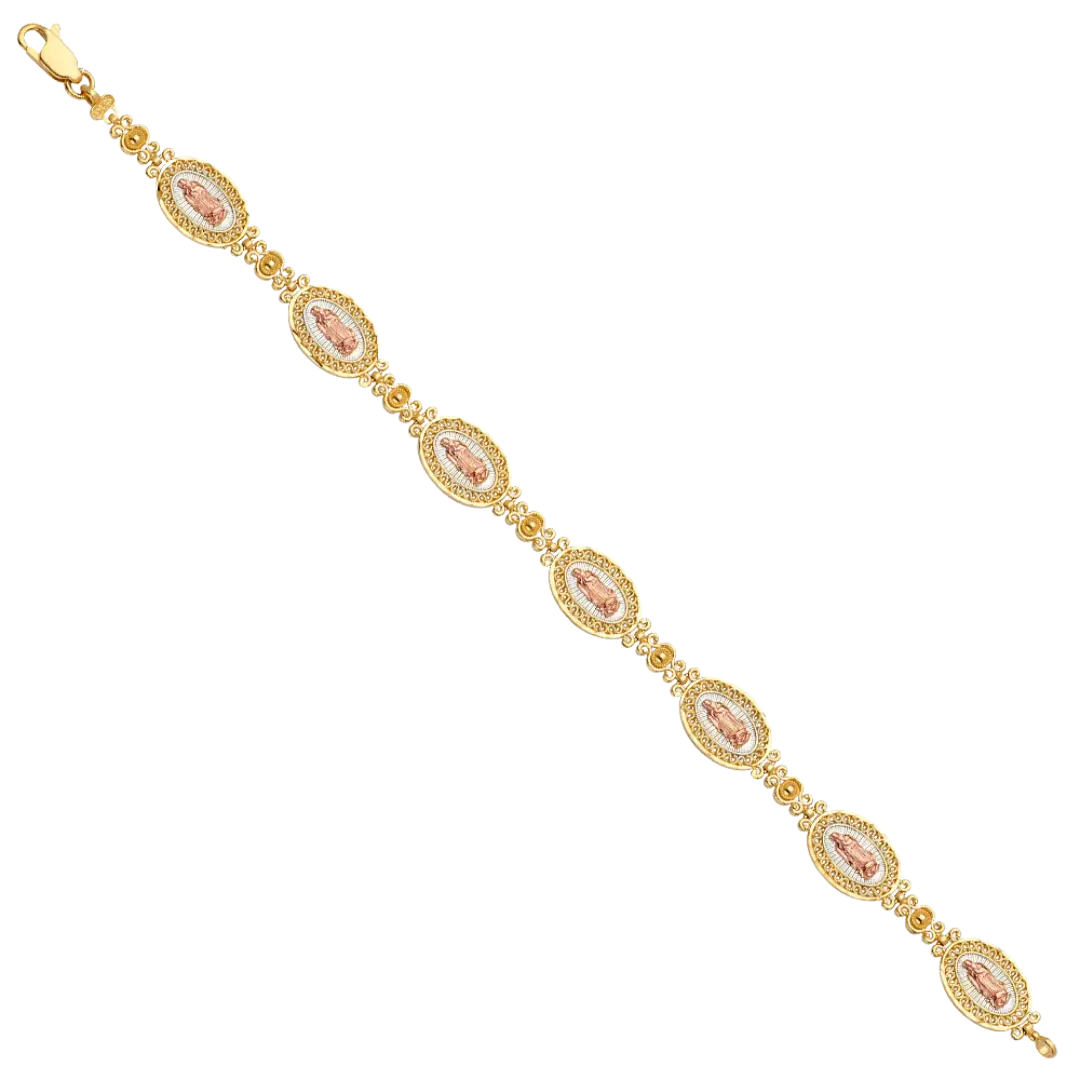 Guadalupe Bracelet - 14k Tri Color Gold