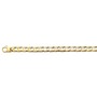 Fancy Rail Link Bracelet - 14k Yellow Gold