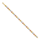 Fancy Bracelet - 14k Tri Color Gold