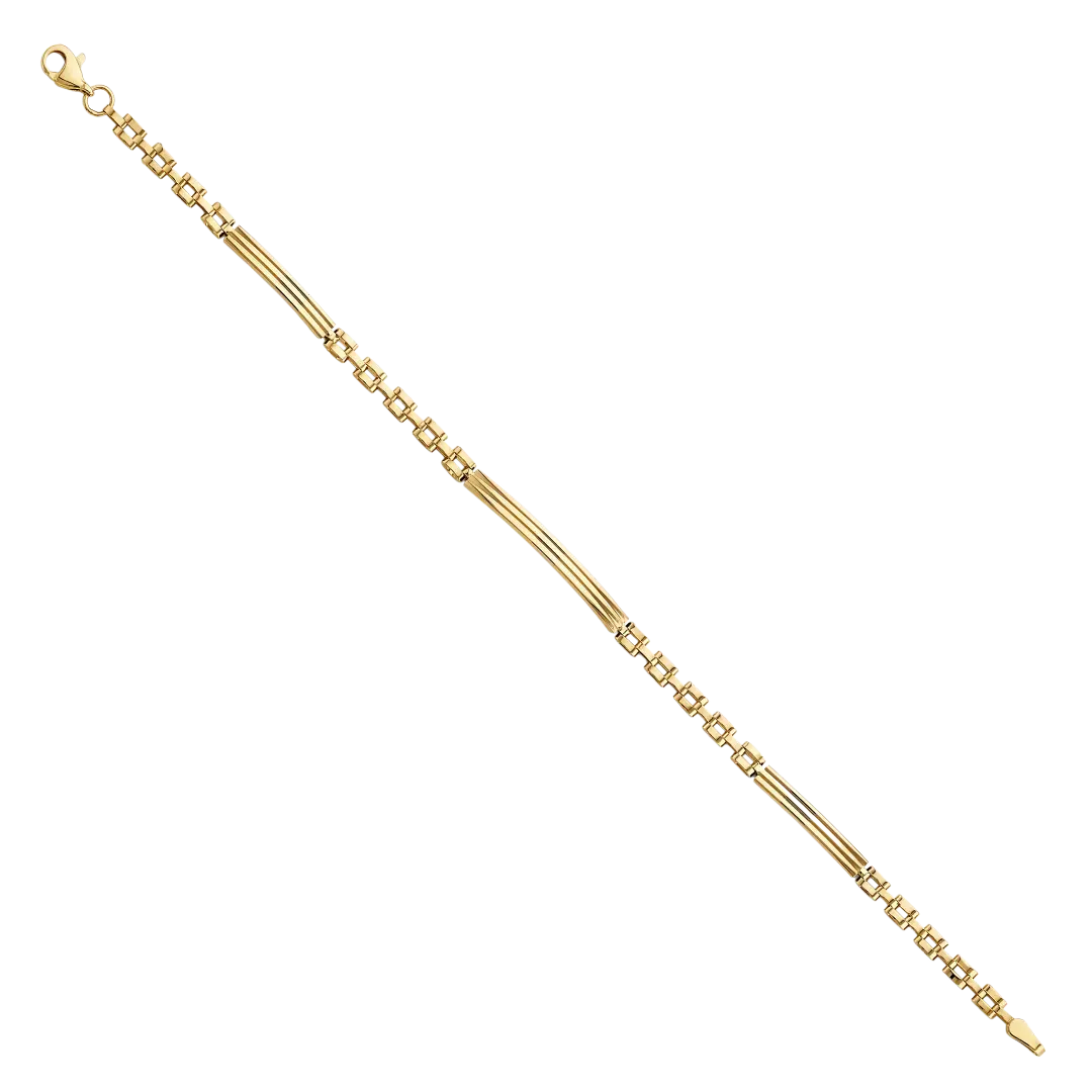 Bar Bracelet - 14k Yellow Gold