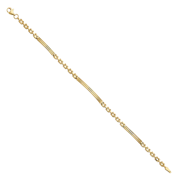 Bar Bracelet - 14k Yellow Gold