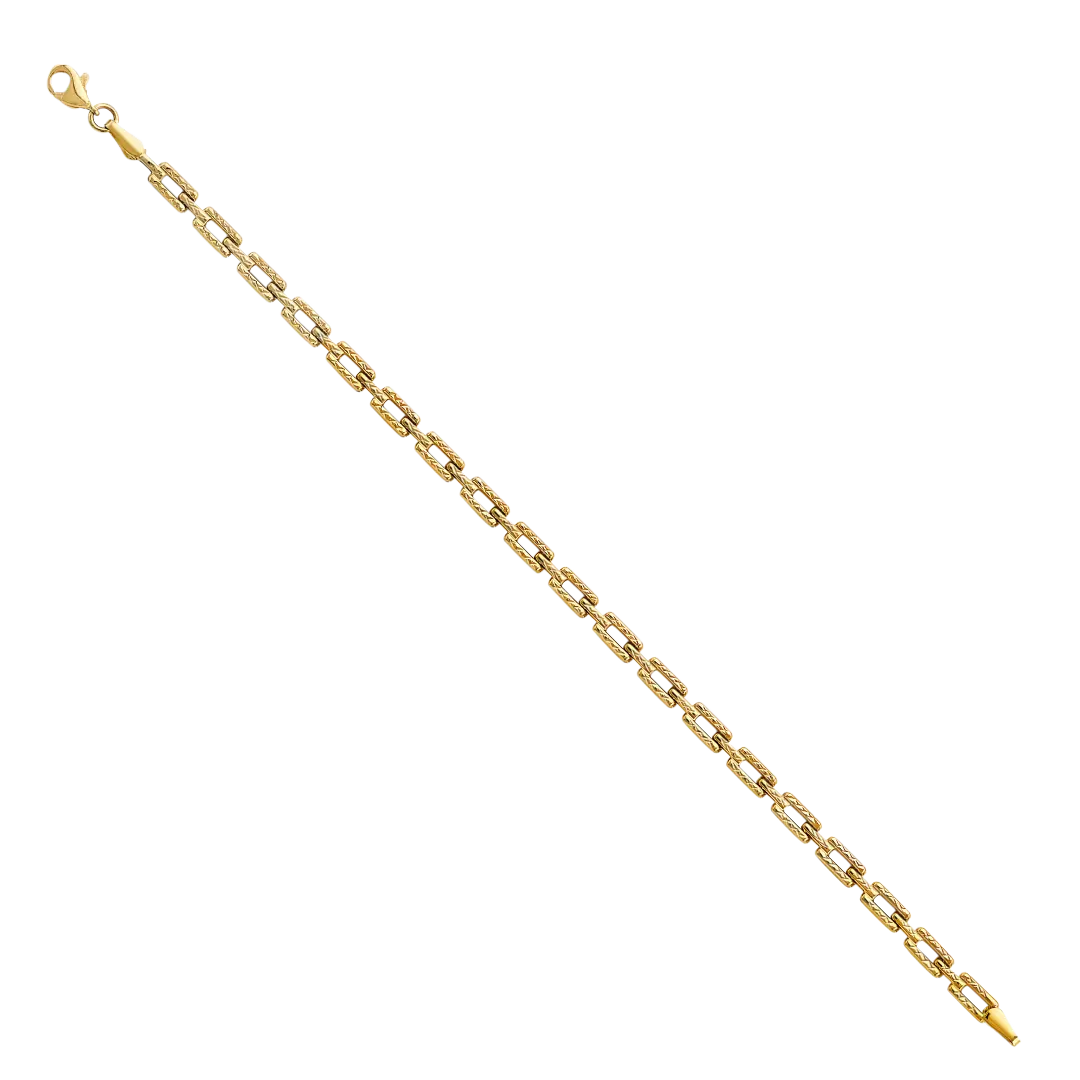 Fancy Bracelet - 14k Yellow Gold 