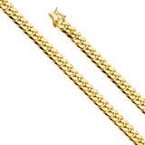 Solid Miami Cuban Chain - 14K Yellow Gold 7.9mm