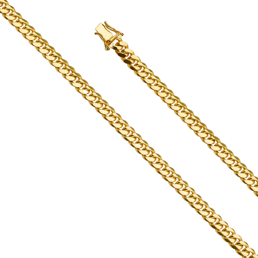 Solid Miami Cuban Chain - 14K Yellow Gold 5.9mm