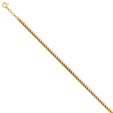 Solid Round Franco Chain - 14k Yellow Gold 3.3mm