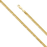 Solid Miami Cuban Chain - 14K Yellow Gold 5mm