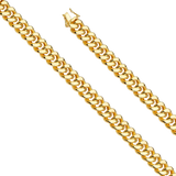 Hollow Miami Cuban Chain - 14k Yellow Gold 12mm