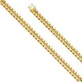 Hollow Miami Cuban Chain - 14k Yellow Gold 9.4mm