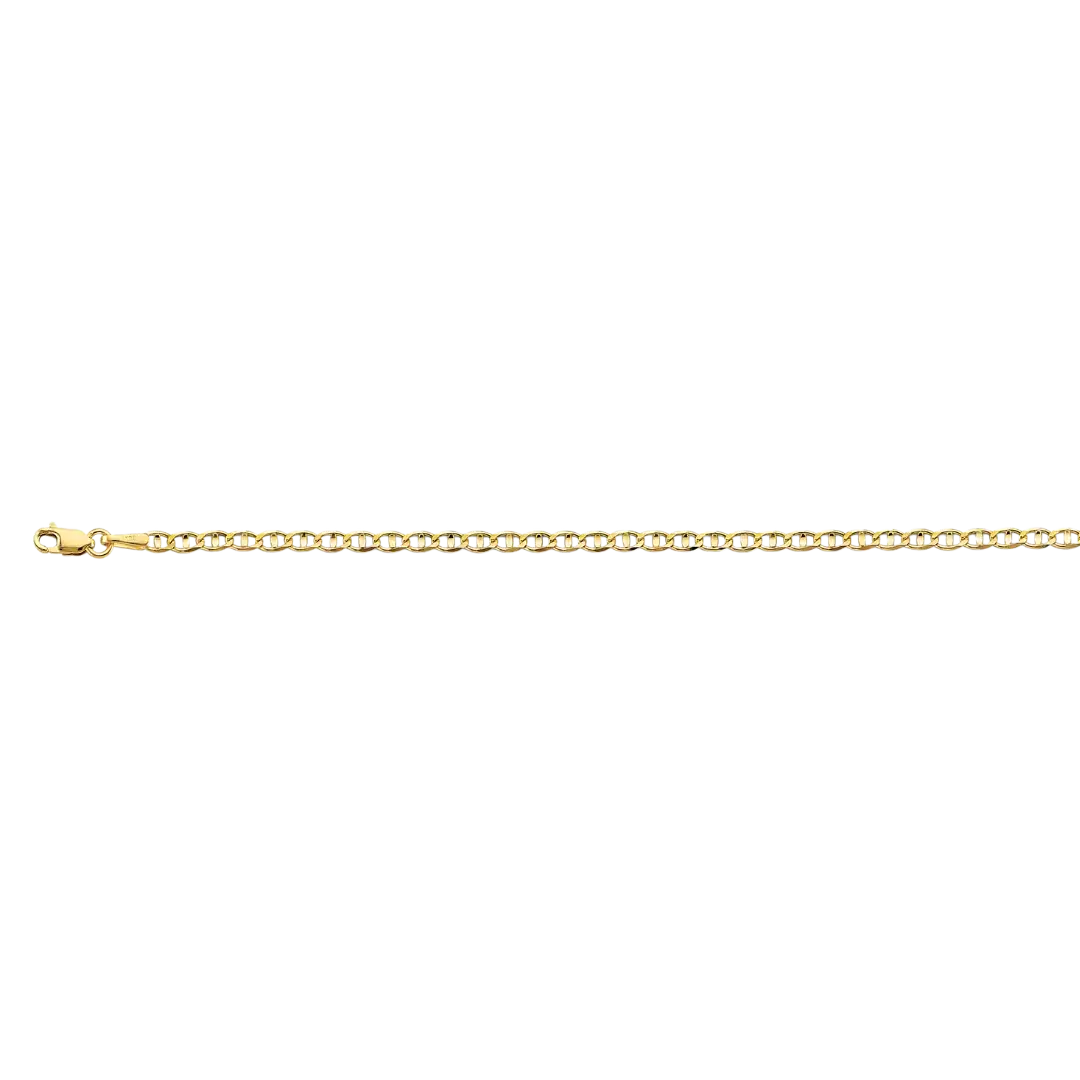 Light Mariner Chain - 14k Yellow Gold 2.6mm