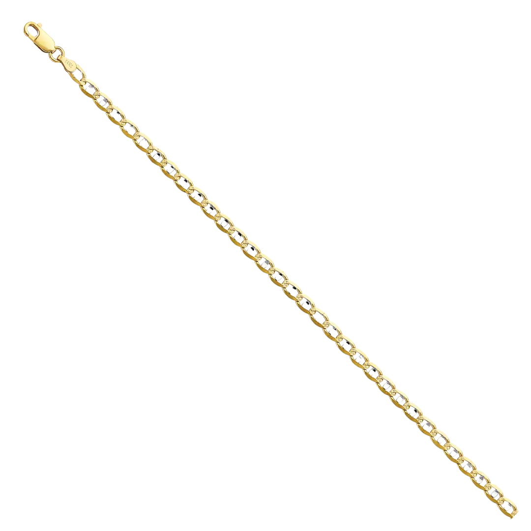 Light Mariner Chain - 14k Two Tone Gold 4.2mm