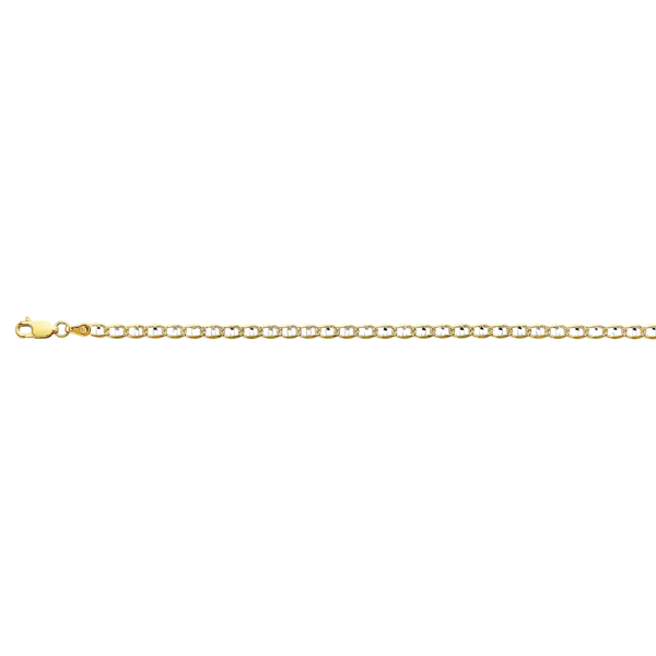 Light Mariner Chain - 14k Two Tone Gold 3.5mm