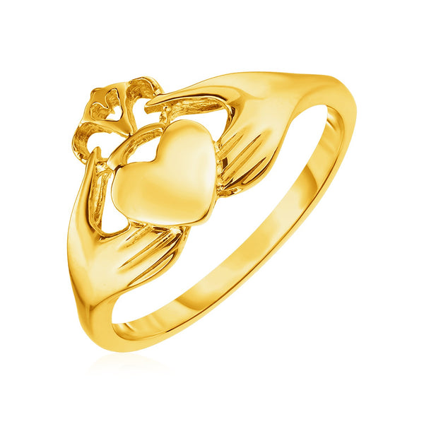 Claddagh Ring - 14k Yellow Gold