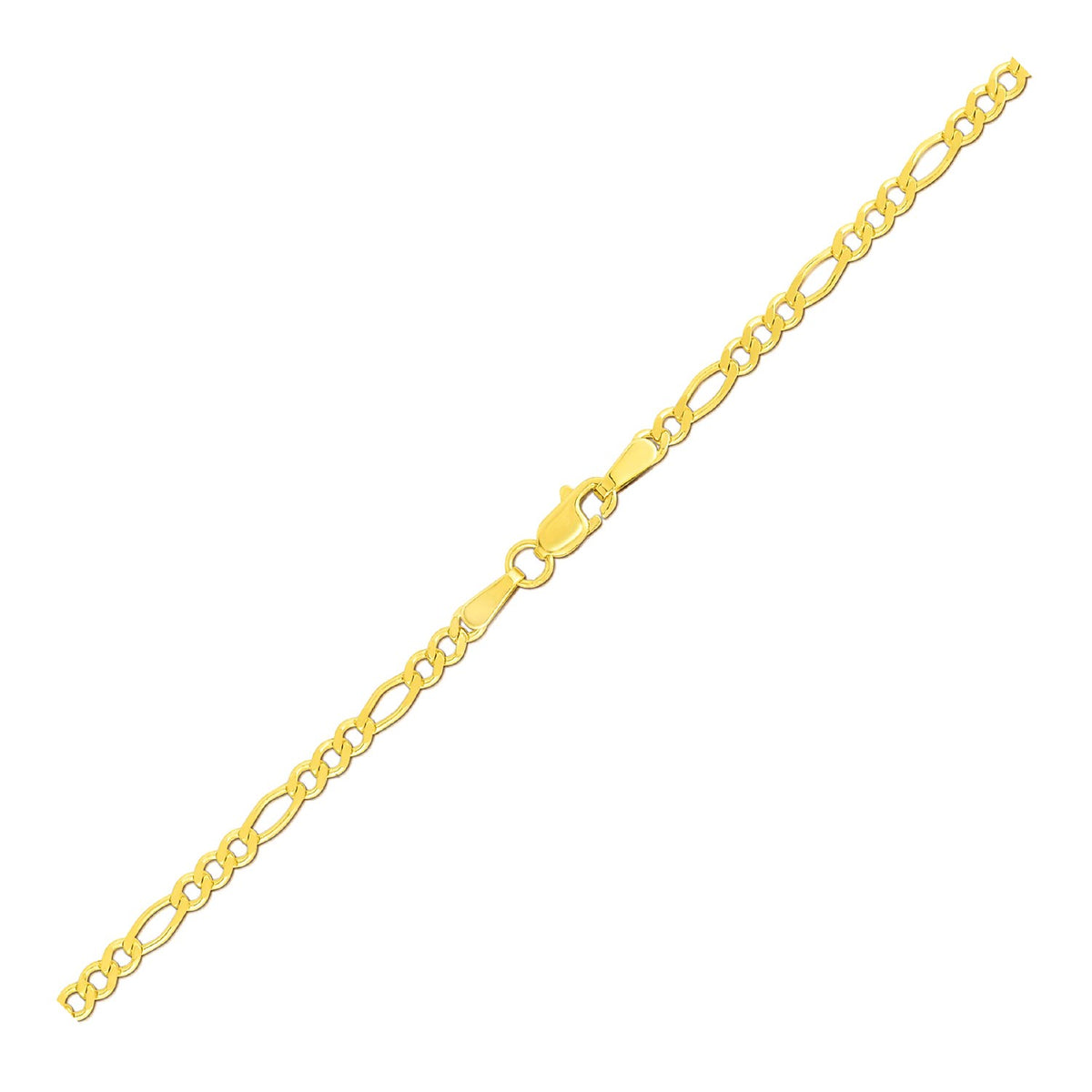 Figaro Anklet - 14k Yellow Gold 2.80mm
