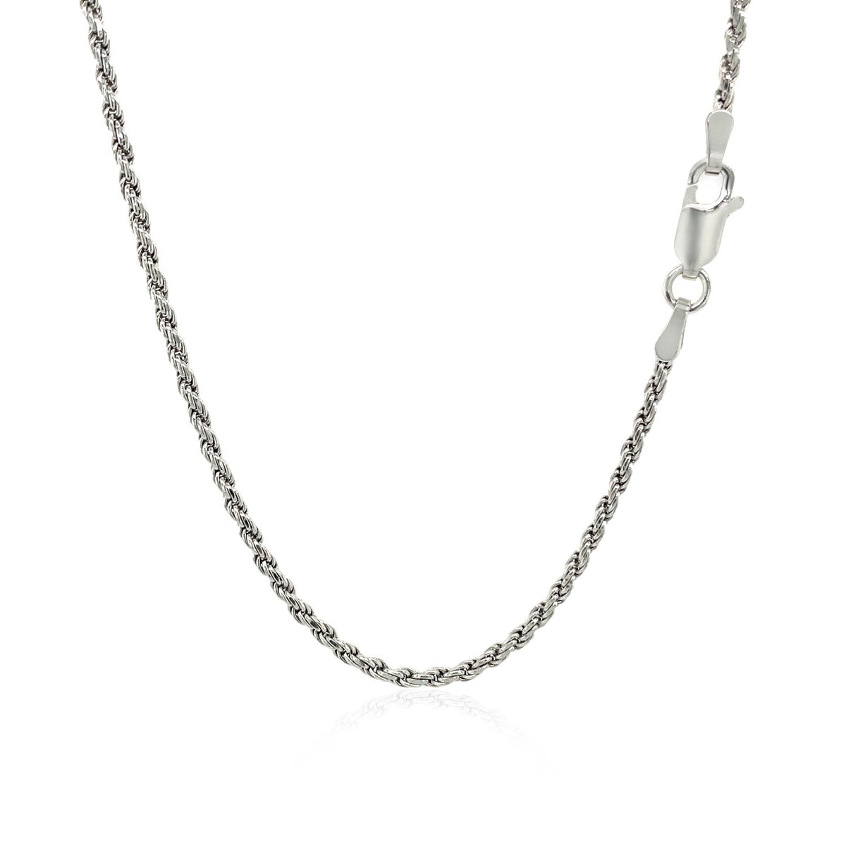 Diamond Cut Rope Style Chain - Sterling Silver 1.80mm
