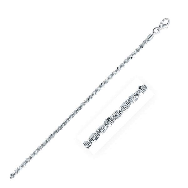 Sparkle Style Chain - Sterling Silver 2.20mm