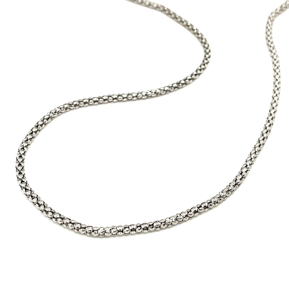 Popcorn Style Chain - Sterling Silver 2.50mm