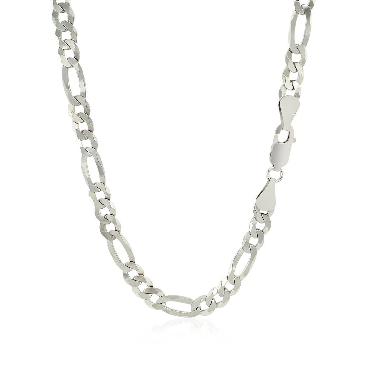 Figaro Style Chain - Sterling Silver 5.40mm