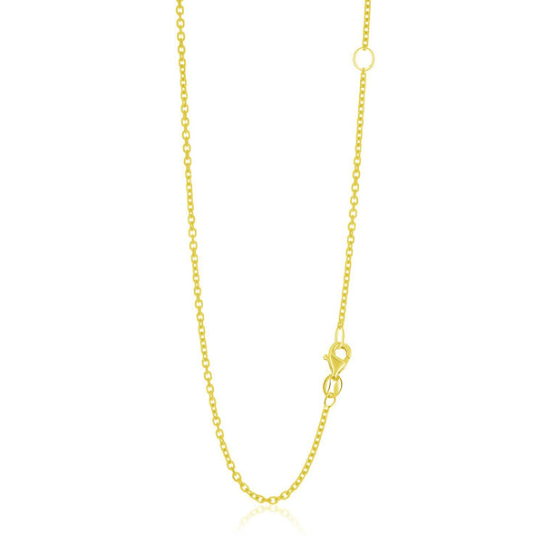 Adjustable Cable Chain - 14k Yellow Gold 1.50mm