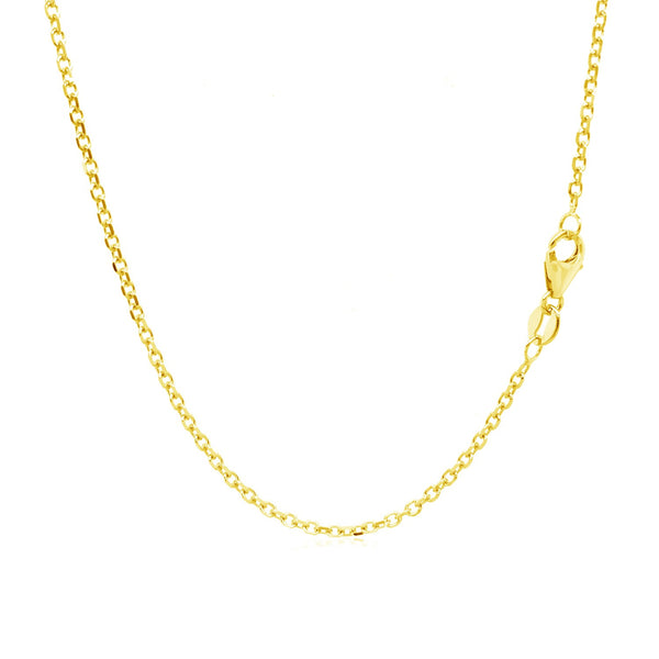 Adjustable Cable Chain - 14k Yellow Gold 1.50mm
