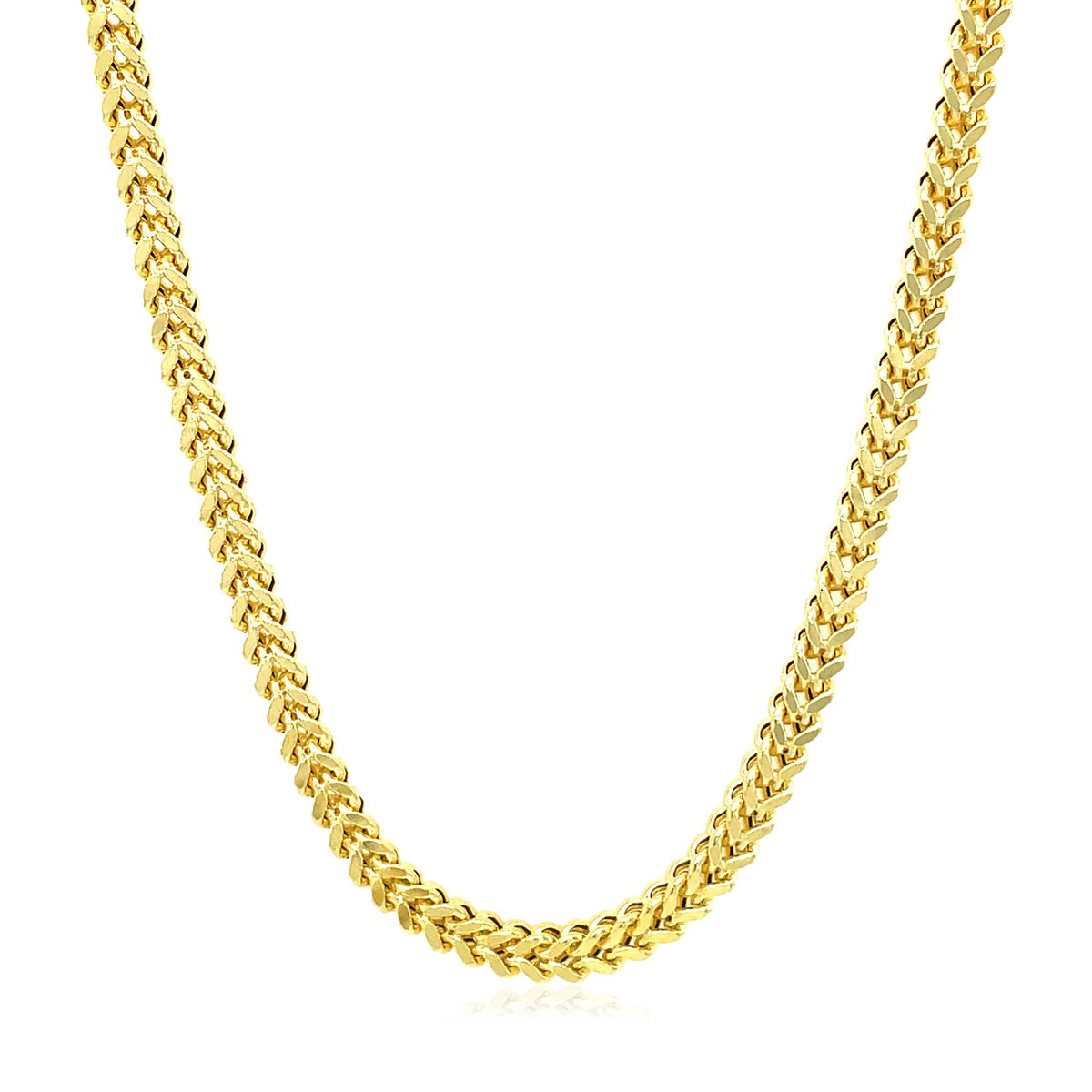 Square Franco Chain - 14k Yellow Gold 3.00mm