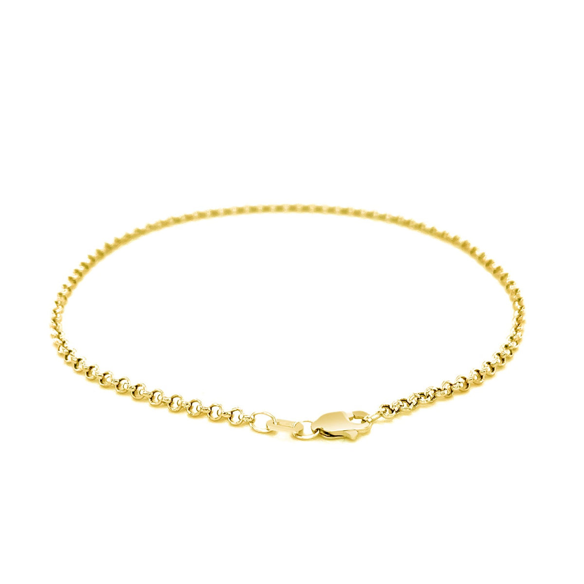 Rolo Anklet - 10k Yellow Gold 2.30mm