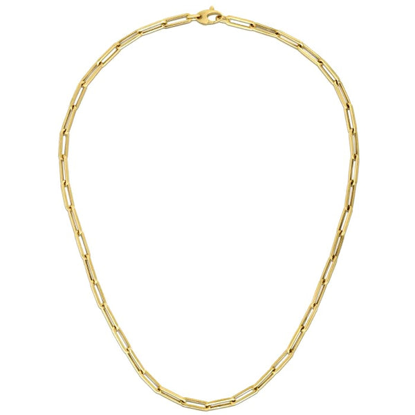 Bold Paperclip Chain - 14k Yellow Gold 4.20mm