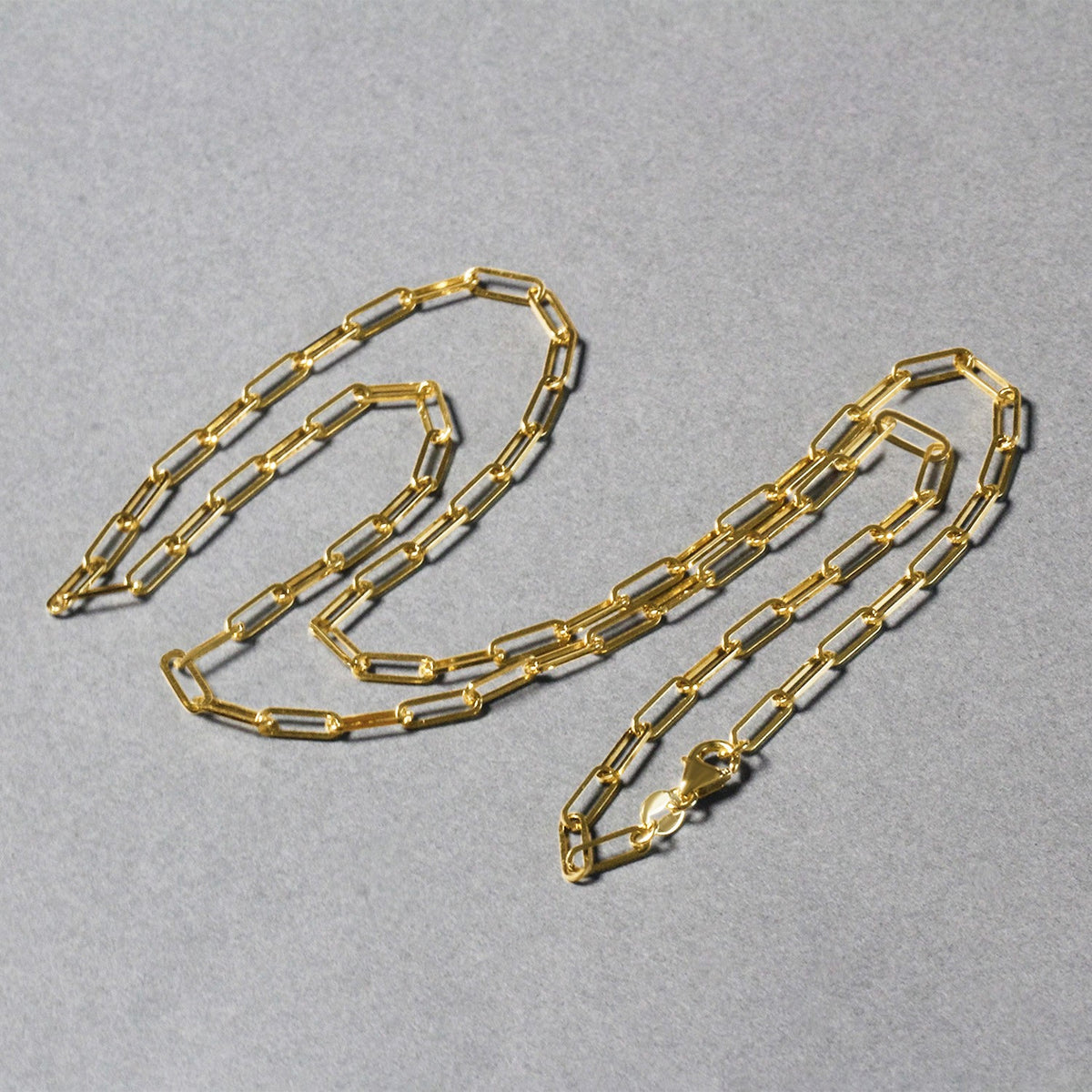 Paperclip Chain - 14k Yellow Gold 2.50mm