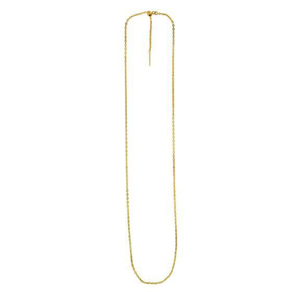 Endless Adjustable Cable Chain - 14k Yellow Gold 1.70mm