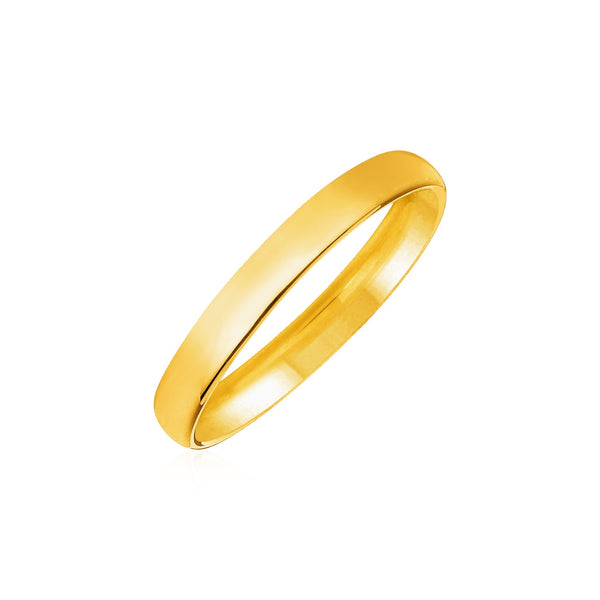 Comfort Fit Wedding Band - 14k Yellow Gold 5mm