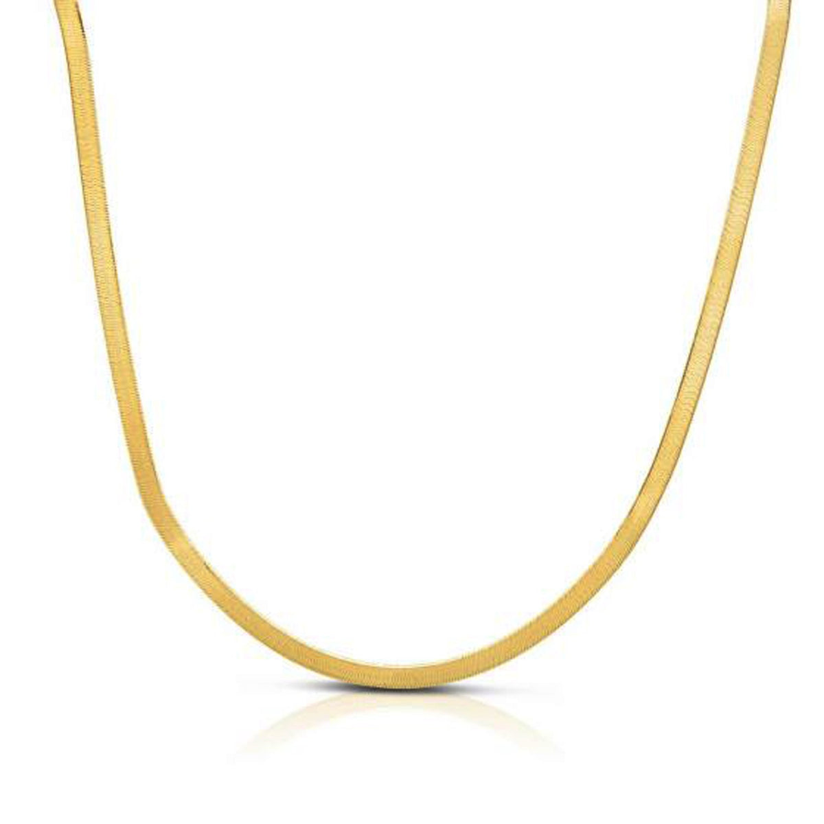 Super Flex Herringbone Chain - 14k Yellow Gold 1.50mm