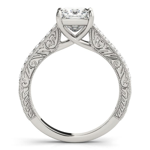 Princess Cut Diamond Engagement Ring 1 1/4 ct tw - 14k White Gold