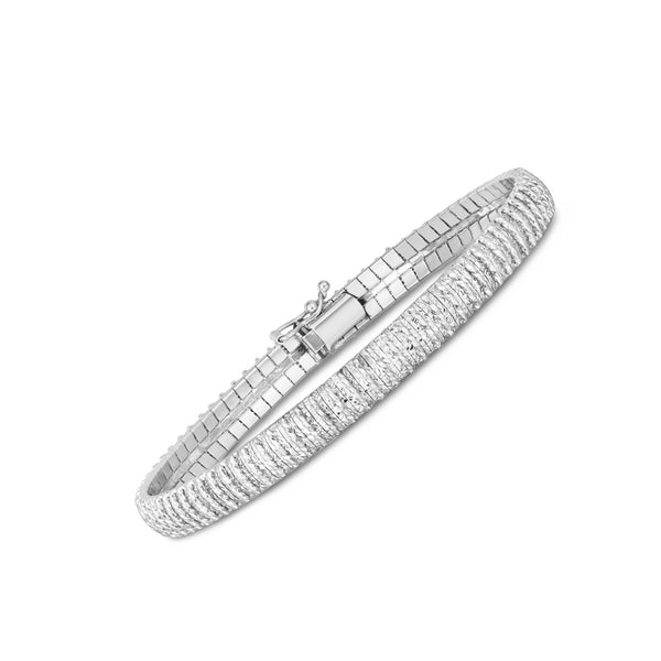 Diamante Flex Bracelet - 14k White Gold 5.80mm