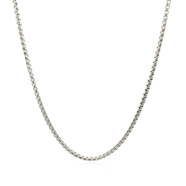 Round Box Chain - Sterling Silver 1.50mm