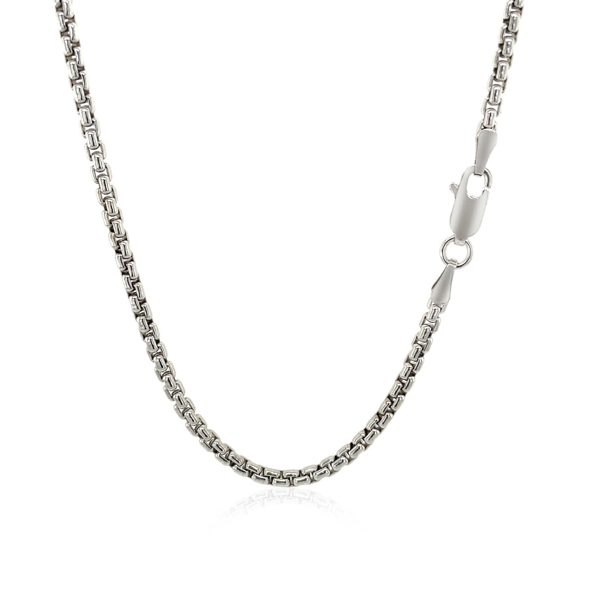 Round Box Chain - Sterling Silver 2.20mm