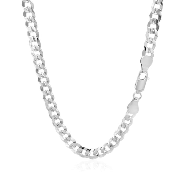 Curb Style Chain - Sterling Silver 5.50mm