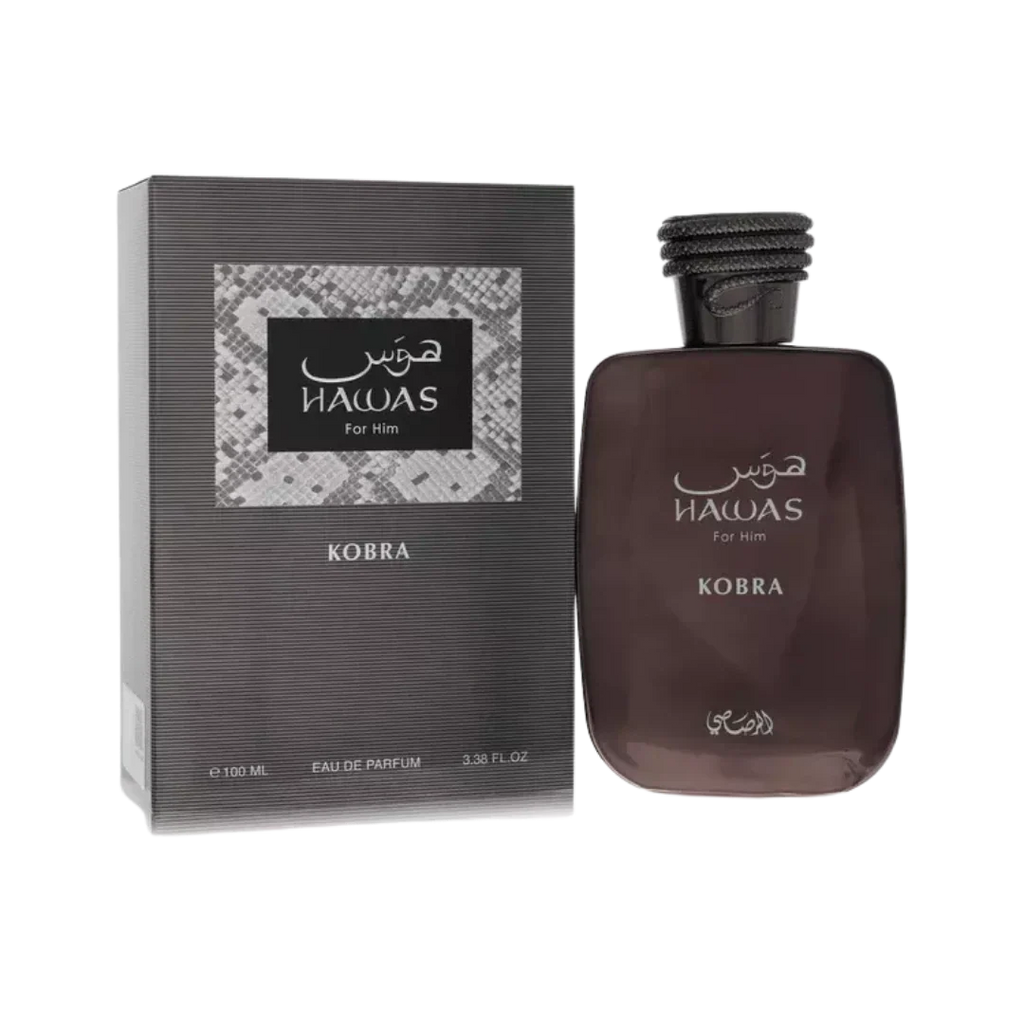 Hawas Kobra Eau de Parfum by Rasasi 3.38 OZ