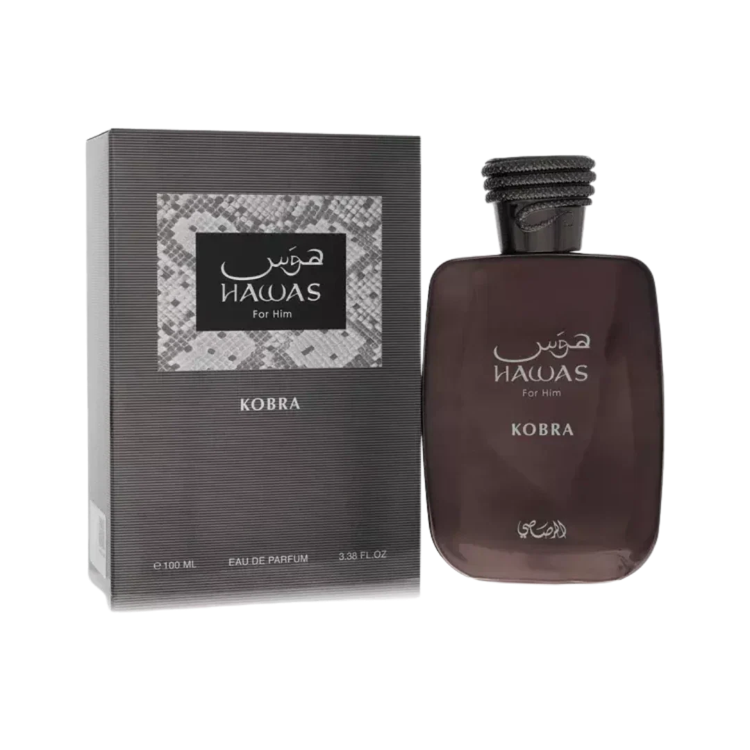 Hawas Kobra Eau de Parfum by Rasasi 3.38 OZ