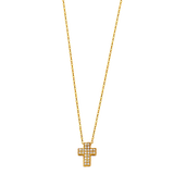 Cross Necklace - 14k Yellow Gold