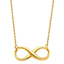 Infinity Necklace - 14k Yellow Gold