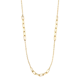 Light Mixed Necklace - 14k Yellow Gold