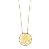 Open Crown Necklace - 14k Yellow Gold